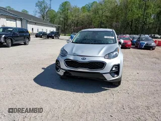 2021 Kia Sportage LX with VIN KNDPMCAC5M7862219, listed as a Copart auction lot 54098215 with 83,736 mi miles and Salvage Title. Bid and sale history available at carsss.com. Image 14.