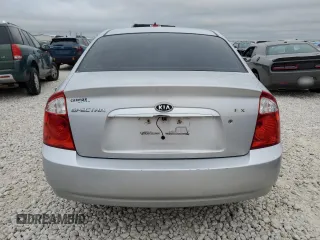 2006 Kia Spectra EX with VIN KNAFE121X65333208, listed as a Copart auction lot 70634994 with 145,288 mi miles and Salvage Title. Bid and sale history available at carsss.com. Image 6.