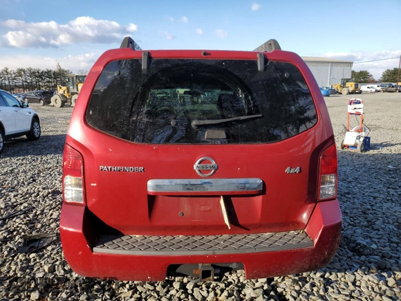 2009 Nissan Pathfinder S with VIN 5N1AR18BX9C615488, listed as a Copart auction lot 77123443 with 119,243 mi miles and Salvage Title. Bid and sale history available at carsss.com. Image 6.