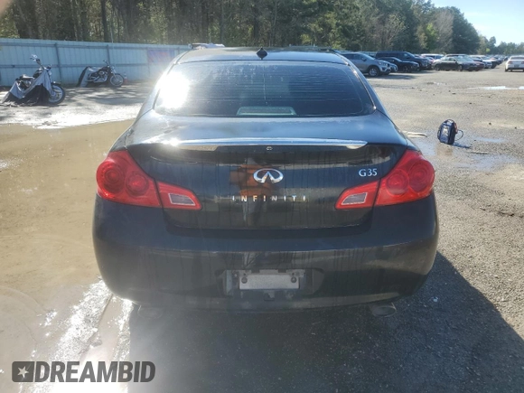 2007 Infiniti G35 Sedan Journey with VIN JNKBV61E27M705925, listed as a Copart auction lot 49830855 with Not Provided miles and Non Repairable. Bid and sale history available at carsss.com. Image 6.