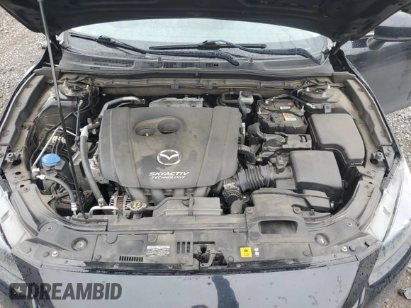 2017 Mazda 3 Touring with VIN JM1BN1V7XH1143503, listed as a Copart auction lot 58628085 with 181,345 mi miles and Salvage title. Bid and sale history available at DreamBid. Image 11.