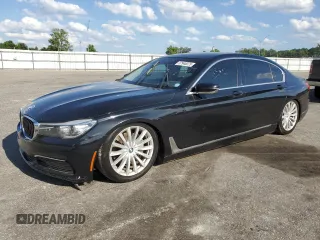 2019 BMW 7 Series 740i xDrive z VIN WBA7E4C53KGV28668, wystawiony jako Copart lot #57940075 z przebiegiem 116 131 mil mil oraz Czysty tytuł • Clean title. Historia ofert i sprzedaży dostępna na DreamBid. Obrazek 1.