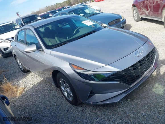 2021 Hyundai Elantra SE with VIN 5NPLL4AG4MH035852, listed as a IAAI auction lot 41264724 with 55,874 mi miles. Bid and sale history available at carsss.com. Image 1.