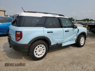 2024 Ford Bronco Sport Heritage with VIN 3FMCR9G68RRF41498, listed as a Copart auction lot 58862245 with 13,154 mi miles and Salvage title. Bid and sale history available at DreamBid. Image 3.