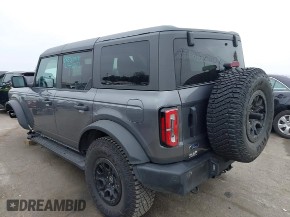 2023 Ford Bronco with VIN 1FMEE5DP6PLB44068, listed as a IAAI auction lot 42034403 with 5,858 mi miles and . Bid and sale history available at DreamBid. Image 3.