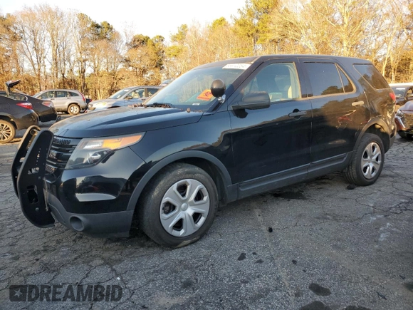 2014 Ford Utility Police Interceptor with VIN 1FM5K8ARXEGB85681, listed as a Copart auction lot 86910354 with 194,050 mi miles and Clean Title. Bid and sale history available at carsss.com. Image 1.