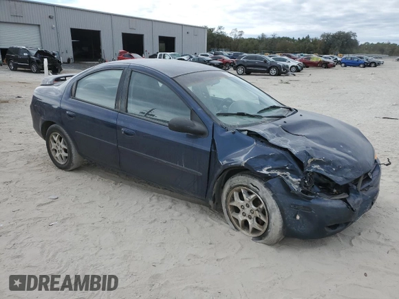 2002 Dodge Neon SE with VIN 1B3ES46C02D501704, listed as a Copart auction lot 83476794 with 187,860 mi miles and Salvage Title. Bid and sale history available at carsss.com. Image 4.