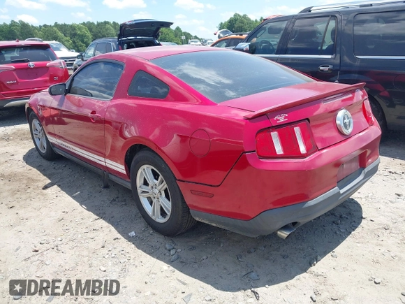 2012 Ford Mustang Premium with VIN 1ZVBP8AM7C5283408, listed as a IAAI auction lot 42547151 with 181,318 mi miles and . Bid and sale history available at DreamBid. Image 3.