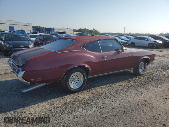 1971 Oldsmobile Cutlass with VIN 336871R112067, listed as a Copart auction lot 66771714 with 42,778 mi miles and Clean Title. Bid and sale history available at DreamBid. Image 3.