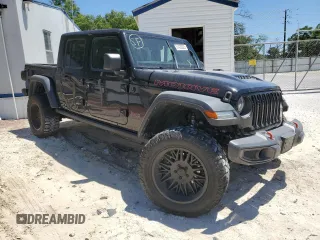 2021 Jeep Gladiator Mojave with VIN 1C6JJTEG3ML554606, listed as a Copart auction lot 51432625 with 58,297 mi miles and Salvage Title. Bid and sale history available at DreamBid. Image 4.