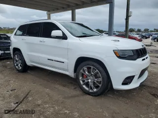 2021 Jeep Grand Cherokee SRT with VIN 1C4RJFDJ6MC548812, listed as a Copart auction lot 83542224 with 46,309 mi miles and Clean Title. Bid and sale history available at carsss.com. Image 4.