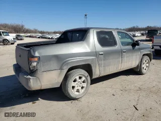 2007 Honda Ridgeline RTS with VIN 2HJYK16497H551395, listed as a Copart auction lot 46249275 with 174,642 mi miles and Salvage Title. Bid and sale history available at carsss.com. Image 3.