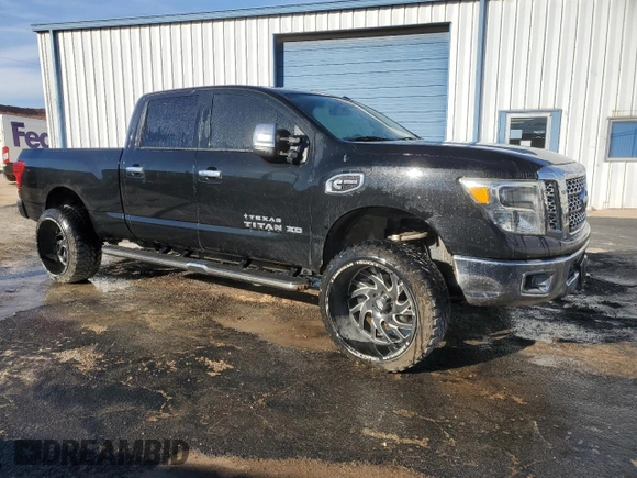 2017 Nissan Titan XD SL with VIN 1N6BA1F46HN557626, listed as a Copart auction lot 41450835 with 72,757 mi miles and Clean Title. Bid and sale history available at carsss.com. Image 4.