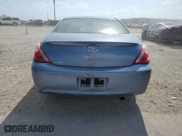 2006 Toyota Solara SE with VIN 4T1CE38P36U751186, listed as a Copart auction lot 76338534 with 142,963 mi miles and Salvage Title. Bid and sale history available at DreamBid. Image 6.