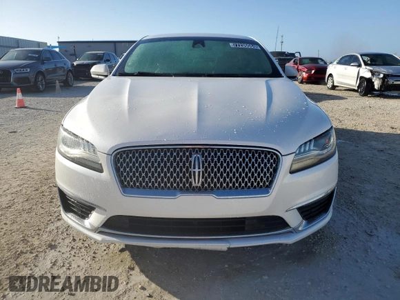 2019 Lincoln MKZ Standard with VIN 3LN6L5A98KR605040, listed as a Copart auction lot 77235584 with 0 mi miles and Salvage Title. Bid and sale history available at carsss.com. Image 5.