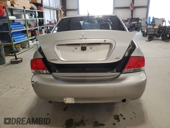 2006 Mitsubishi Lancer ES with VIN JA3AJ26E96U610690, listed as a Copart auction lot 67905674 with 132,914 mi miles and Salvage Title. Bid and sale history available at carsss.com. Image 6.