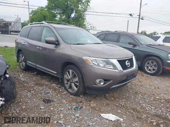2014 Nissan Pathfinder SL with VIN 5N1AR2MM5EC642847, listed as a IAAI auction lot 42186822 with 237,438 mi miles. Bid and sale history available at carsss.com. Image 1.