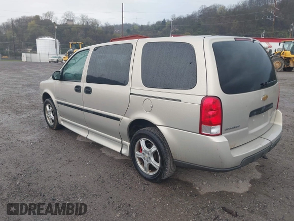 2007 Chevrolet Uplander Cargo with VIN 1GBDV13117D124394, listed as a IAAI auction lot 41987266 with 44,956 mi miles. Bid and sale history available at carsss.com. Image 3.