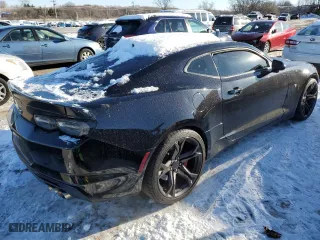 2019 Chevrolet Camaro 1SS with VIN 1G1FE1R75K0155060, listed as a Copart auction lot 86890064 with 51,328 mi miles and Salvage Title. Bid and sale history available at carsss.com. Image 3.