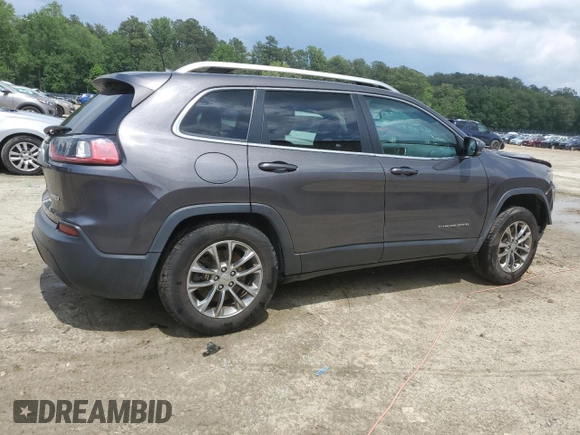 2020 Jeep Cherokee Latitude Plus with VIN 1C4PJMLB8LD638798, listed as a Copart auction lot 57263945 with 63,950 mi miles and Salvage title. Bid and sale history available at DreamBid. Image 3.