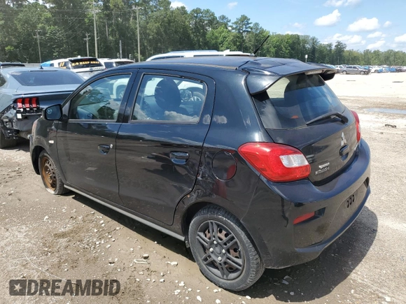 2017 Mitsubishi Mirage ES with VIN ML32A3HJ7HH011386, listed as a Copart auction lot 61141245 with 99,119 mi miles and Salvage title. Bid and sale history available at DreamBid. Image 2.