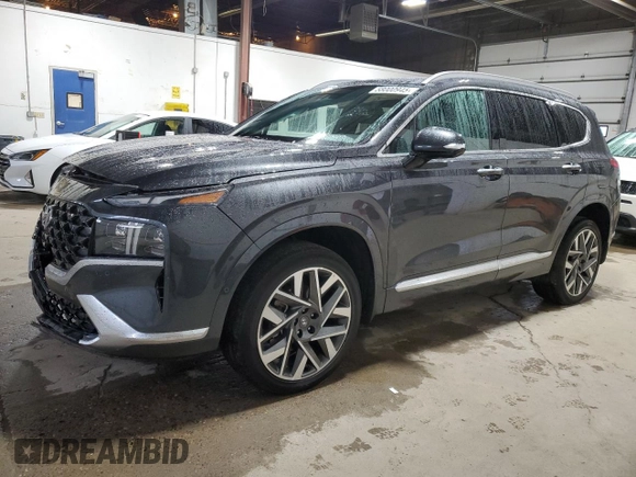 2023 Hyundai Santa Fe Calligraphy with VIN 5NMS5DAL6PH511782, listed as a Copart auction lot 58000945 with 31,566 mi miles and Salvage title. Bid and sale history available at DreamBid. Image 1.