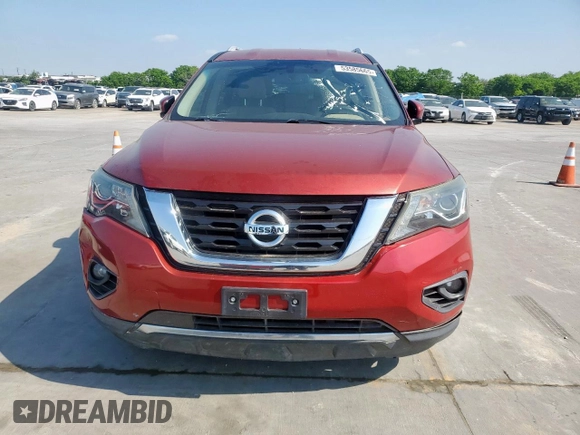 2017 Nissan Pathfinder Platinum with VIN 5N1DR2MN7HC684608, listed as a Copart auction lot 53585665 with 132,188 mi miles and Clean Title. Bid and sale history available at carsss.com. Image 5.
