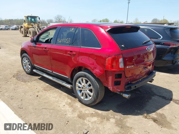 2013 Ford Edge SEL with VIN 2FMDK3JC2DBE36967, listed as a IAAI auction lot 42097753 with 137,322 mi miles. Bid and sale history available at carsss.com. Image 3.
