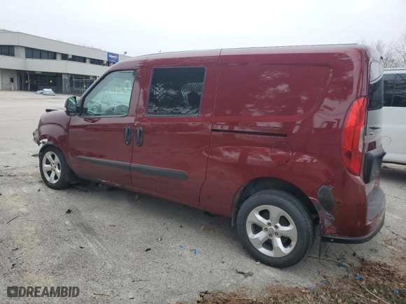 2015 Ram ProMaster City Cargo Van Tradesman SLT with VIN ZFBERFBT6F6A64366, listed as a Copart auction lot 58221174 with 139,727 mi miles and Salvage Title. Bid and sale history available at carsss.com. Image 2.