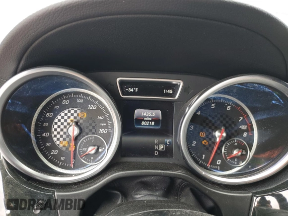 2017 Mercedes-Benz GLE 43 AMG with VIN 4JGED6EB2HA081608, listed as a Copart auction lot 55968675 with 80,218 mi miles and Salvage title. Bid and sale history available at DreamBid. Image 9.