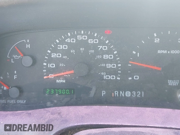 2003 Ford F-250 XL with VIN 1FTNW21P93ED53601, listed as a IAAI auction lot 42117749 with 237,900 mi miles and . Bid and sale history available at DreamBid. Image 15.
