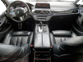 2020 BMW 7 Series 750i xDrive with VIN WBA7U2C05LCD61656, listed as a Copart auction lot 88114005 with 0 mi miles and Salvage Title. Bid and sale history available at carsss.com. Image 8.