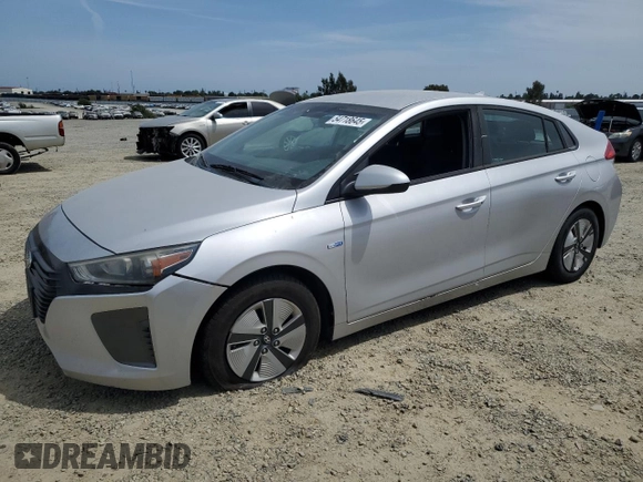 2017 Hyundai Ioniq Blue with VIN KMHC65LC6HU039285, listed as a Copart auction lot 54718645 with Not Provided miles and Clean Title. Bid and sale history available at DreamBid. Image 1.