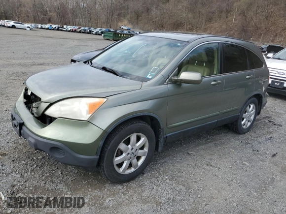 2007 Honda CR-V EX-L with VIN JHLRE48727C084402, listed as a Copart auction lot 52412135 with 177,215 mi miles and Salvage Title. Bid and sale history available at carsss.com. Image 1.