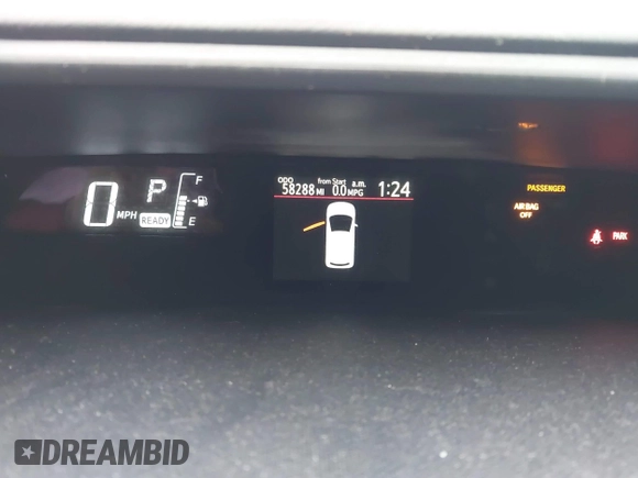 2016 Toyota Prius One z VIN JTDKDTB37G1120985, wystawiony jako IAAI lot #42030170 z przebiegiem 58 288 mil mil oraz . Historia ofert i sprzedaży dostępna na DreamBid. Obrazek 7.