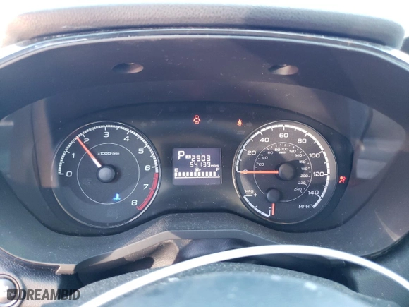 2018 Subaru Impreza with VIN 4S3GKAA67J3616540, listed as a Copart auction lot 48381275 with 54,139 mi miles and Salvage Title. Bid and sale history available at carsss.com. Image 9.