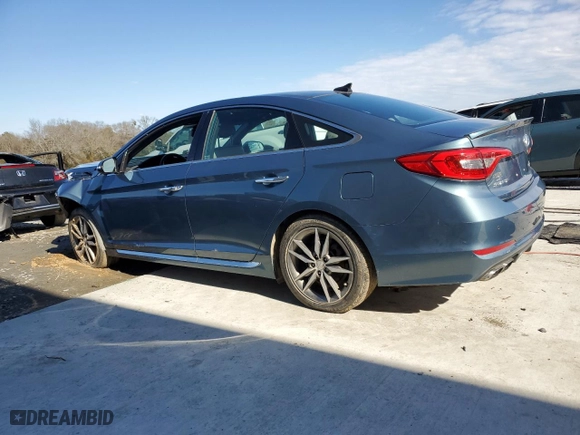 2015 Hyundai Sonata 2.0T Limited with VIN 5NPE34AB1FH063494, listed as a Copart auction lot 41986385 with 123,004 mi miles and Salvage Title. Bid and sale history available at carsss.com. Image 2.