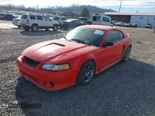 2000 Ford Mustang GT with VIN 1FAFP42X8YF269210, listed as a IAAI auction lot 41578741 with 134,210 mi miles. Bid and sale history available at carsss.com. Image 2.