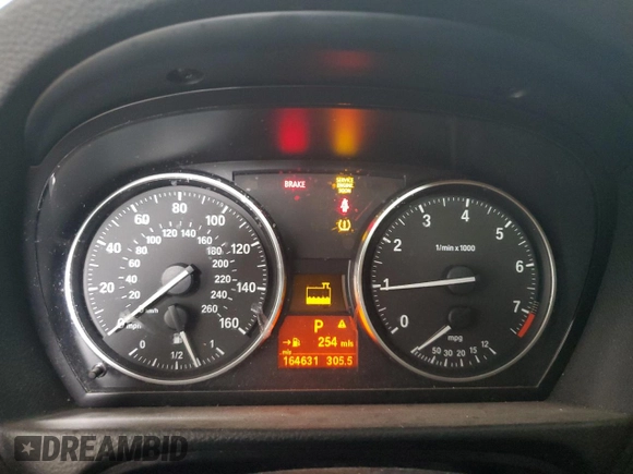 2009 BMW 3 Series 328i xDrive with VIN WBAPK53579A513151, listed as a Copart auction lot 63041215 with 164,631 mi miles and Salvage title. Bid and sale history available at DreamBid. Image 9.