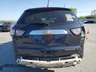 2016 Chevrolet Traverse LS with VIN 1GNKRFED9GJ236946, listed as a Copart auction lot 53459125 with 160,716 mi miles and Salvage Title. Bid and sale history available at carsss.com. Image 6.