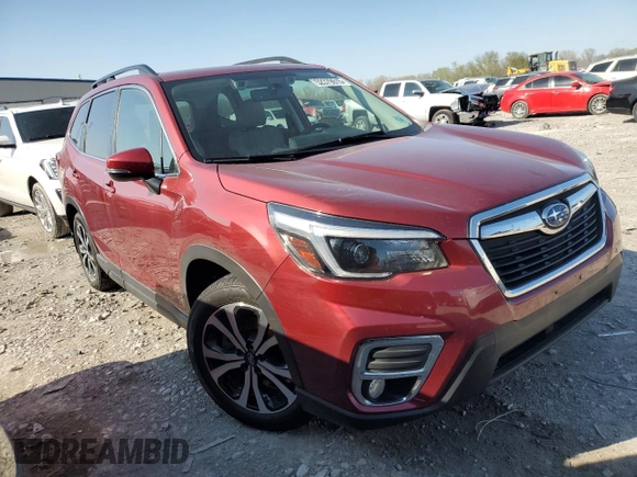 2021 Subaru Forester Limited z VIN JF2SKAUC3MH532087, wystawiony jako Copart lot #52379015 z przebiegiem Nie podano mil oraz Szkoda całkowita • Salvage title. Historia ofert i sprzedaży dostępna na DreamBid. Obrazek 4.