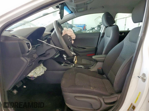 2019 Hyundai Ioniq Blue with VIN KMHC65LC4KU116579, listed as a Copart auction lot 60928635 with 153,495 mi miles and Salvage title. Bid and sale history available at DreamBid. Image 7.