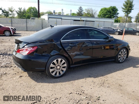 2017 Mercedes-Benz CLA 250 with VIN WDDSJ4GB8HN500142, listed as a Copart auction lot 52629694 with 97,002 mi miles and . Bid and sale history available at DreamBid. Image 3.