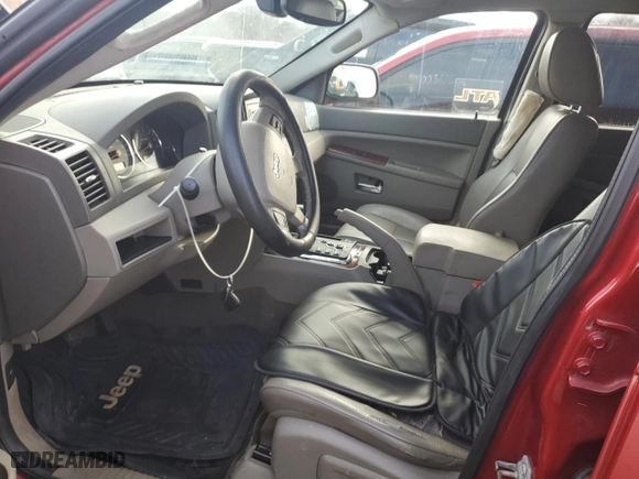 2005 Jeep Grand Cherokee Limited with VIN 1J4HR58285C527280, listed as a Copart auction lot 49900495 with NaN miles and Clean Title. Bid and sale history available at carsss.com. Image 7.