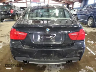 2011 BMW 3 Series 335i with VIN WBAPM5C52BE435581, listed as a Copart auction lot 43613475 with 125,322 mi miles and Salvage Title. Bid and sale history available at carsss.com. Image 6.