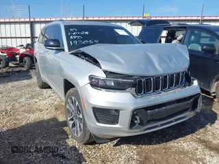 2021 Jeep Grand Cherokee Overland z VIN 1C4RJKDG0M8198058, wystawiony jako IAAI lot #41611978 z przebiegiem Nie podano mil oraz . Historia ofert i sprzedaży dostępna na DreamBid. Obrazek 1.