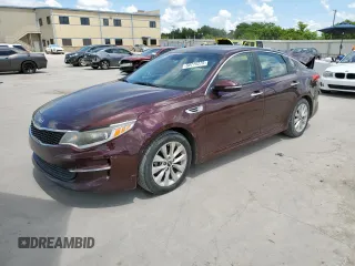 2016 Kia Optima LX с VIN 5XXGT4L30GG050148, выставлен на аукционе Copart как лот 60715275 с пробегом 180 820 миль миль и Списание • Salvage title. История ставок и продаж доступна на DreamBid. Изображение 1.