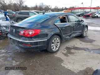 2009 Volkswagen CC Sport with VIN WVWML73C19E536057, listed as a IAAI auction lot 41307175 with 139,545 mi miles and . Bid and sale history available at DreamBid. Image 4.