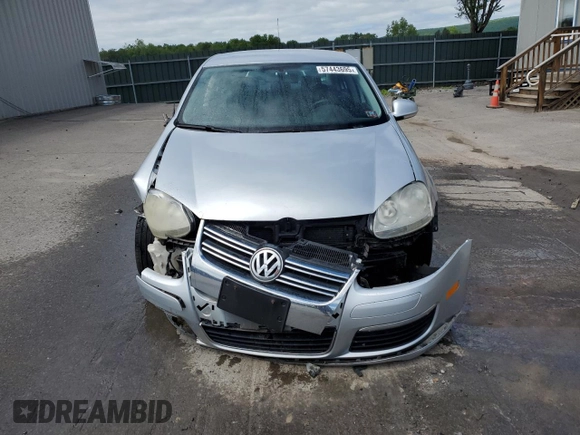 2007 Volkswagen Jetta 2.5 with VIN 3VWPF71K97M027708, listed as a Copart auction lot 57443695 with 67,597 mi miles and Salvage title. Bid and sale history available at DreamBid. Image 5.