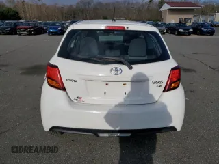 2015 Toyota Yaris L with VIN VNKJTUD3XFA016045, listed as a Copart auction lot 52599155 with 0 mi miles and Salvage Title. Bid and sale history available at carsss.com. Image 6.